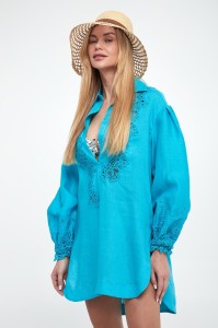 Tunika lniana ERMANNO SCERVINO LIFE