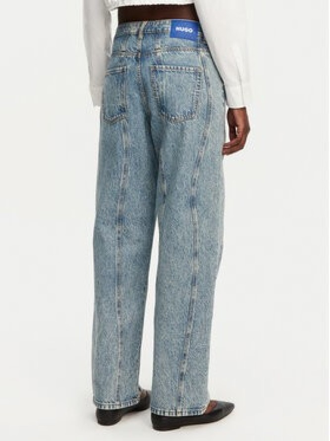 HUGO Jeansy Leni 50531726 Niebieski Loose Fit