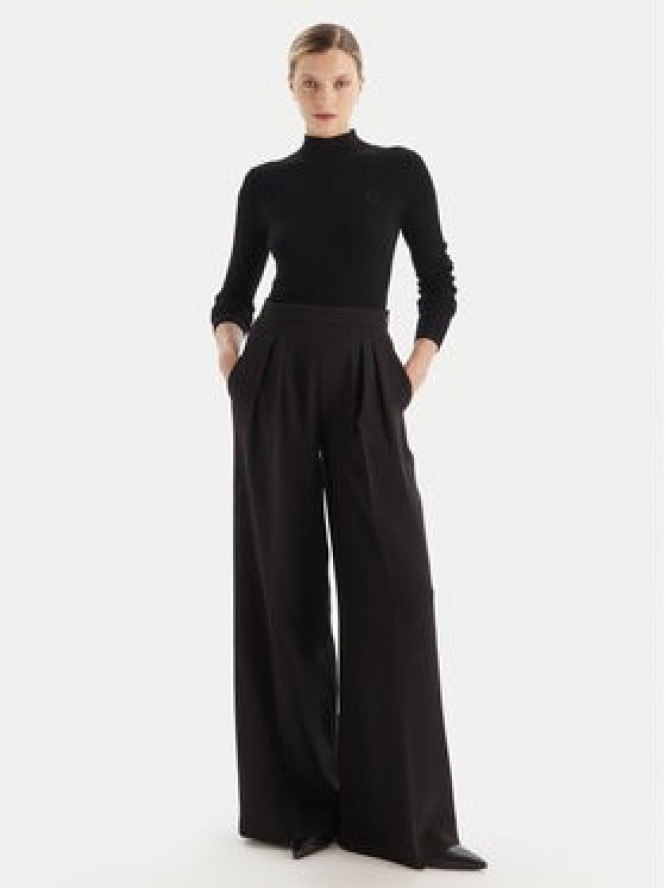 TWINSET Spodnie palazzo 252TT2401 Czarny Wide Leg