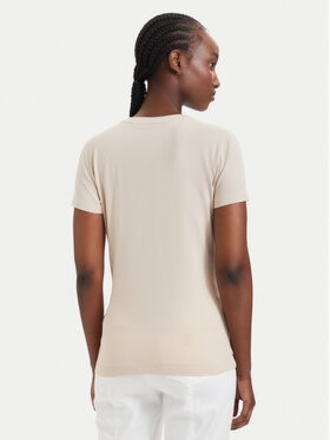 Guess T-Shirt 182454 Beżowy Classic Fit