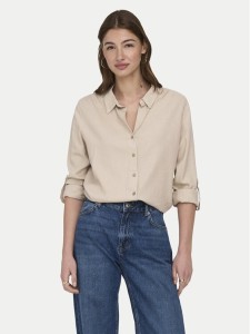 ONLY Koszula Goa 15363991 Beżowy Loose Fit