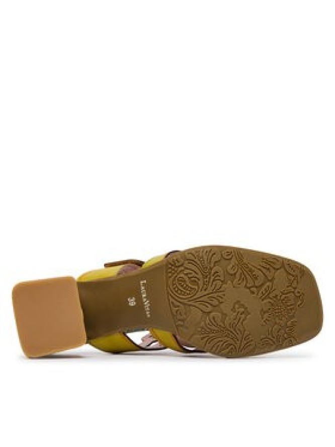 Laura Vita Klapki Jacqueso 09 Żółty