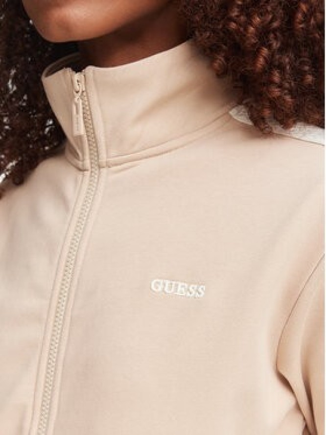 Guess Bluza V6YQ26 K5140 Beżowy Regular Fit
