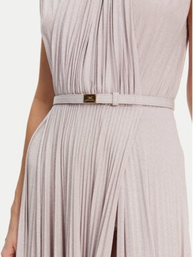 Elisabetta Franchi Sukienka wieczorowa AB-R21-52E2 Fioletowy Regular Fit