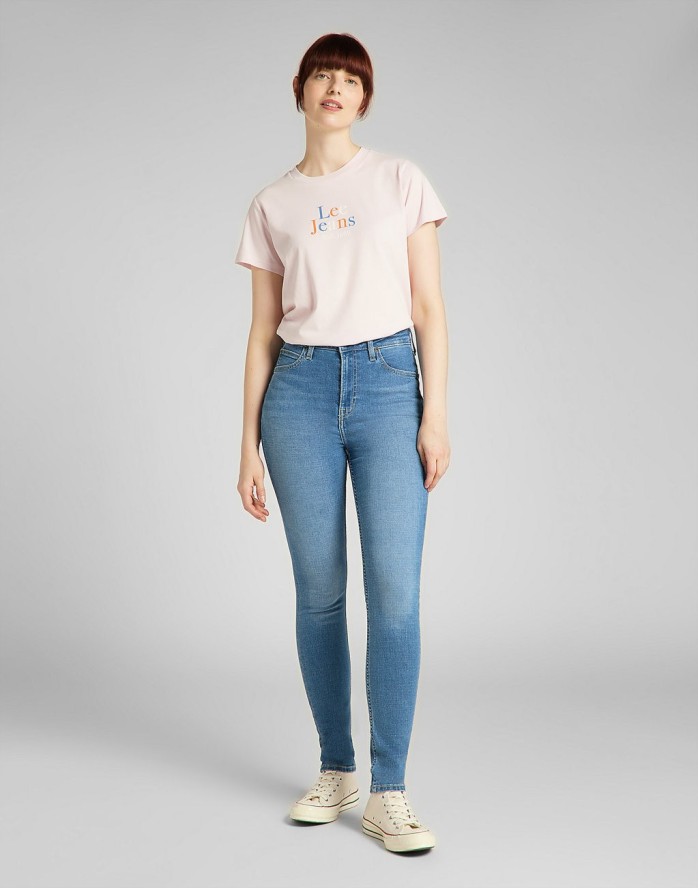 LEE IVY DAMSKIE SPODNIE JEANSOWE LIGHT DARYL L32EPQQP 112139918