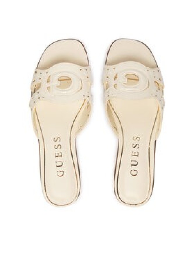Guess Klapki FLJCIE PAF03 Kremowy