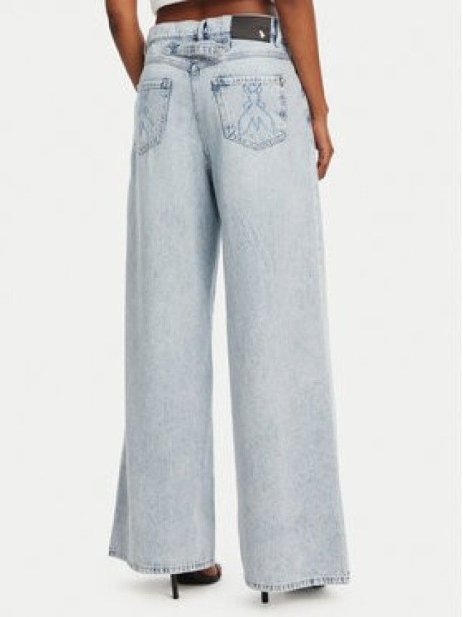 Patrizia Pepe Jeansy 2P1697/D070-CA61 Niebieski Wide Leg