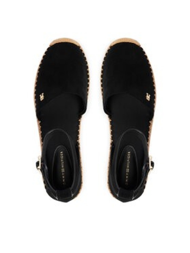 Tommy Hilfiger Espadryle Th Platform Espad Suede Strap FW0FW09144 Czarny