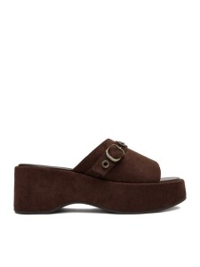 Guess Jeans Klapki CEO-HY20091-1 Brązowy