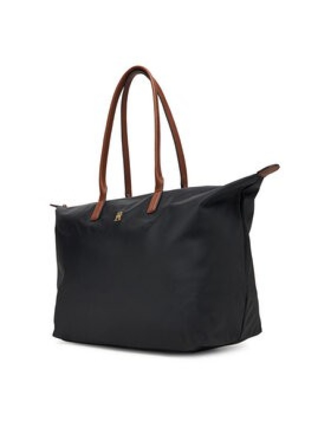 Tommy Hilfiger Torebka Popette Maxi Tote AW0AW17996 Czarny