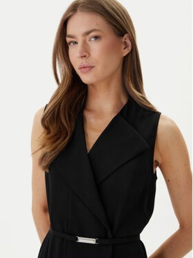 BOSS Sukienka koktajlowa Dimosa 50554224 Czarny Regular Fit