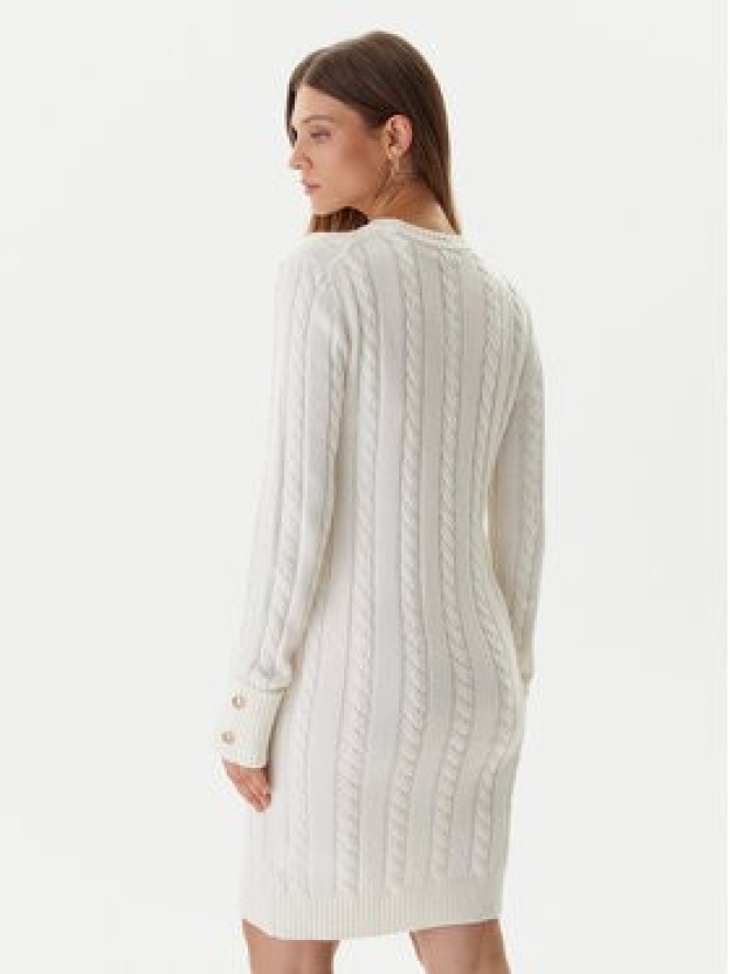 Guess Sukienka dzianinowa W5BK46 Z1192 Écru Regular Fit