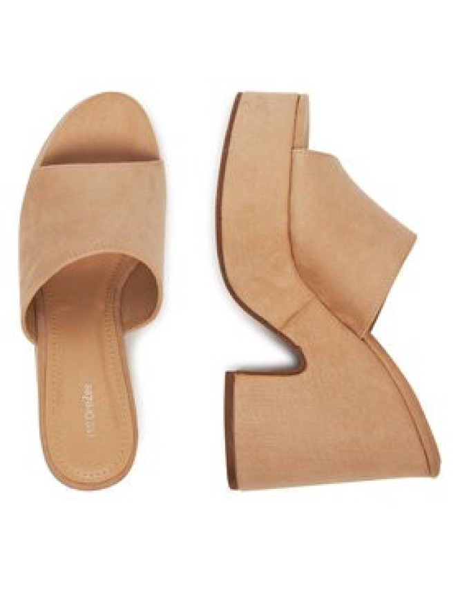 DeeZee Klapki E8341-1 Beżowy