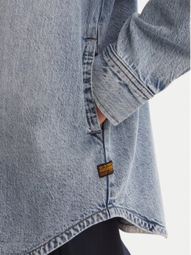 G-Star Raw Koszula jeansowa D26853-D536-G339 Niebieski Oversize