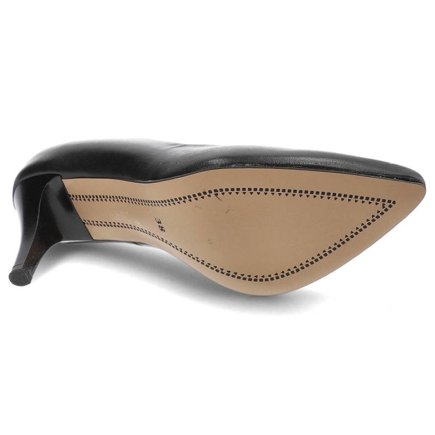 Czarne Czółenka Clasicco Eleganckie Buty Na Obcasie