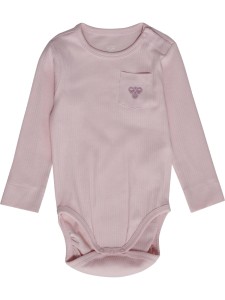 hummel Body z długim rękawem z bawełny organicznej z kieszonką – PALE LILAC