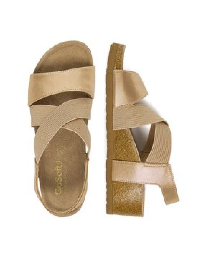 Go Soft Sandały CEO-HSCB15046-52 Złoty