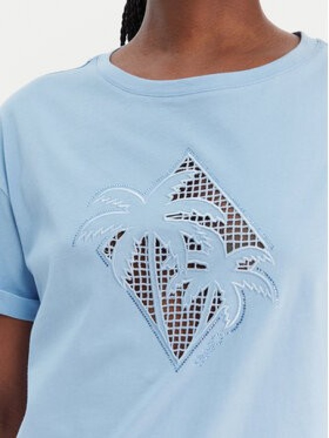Liu Jo T-Shirt WA6413 JS904 Niebieski Regular Fit