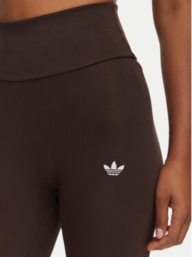 adidas Legginsy Essentials KV9150 Brązowy Slim Fit