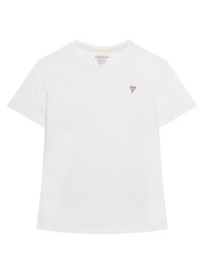 Guess Jeans T-Shirt W4YI10 J1314 Biały Regular Fit