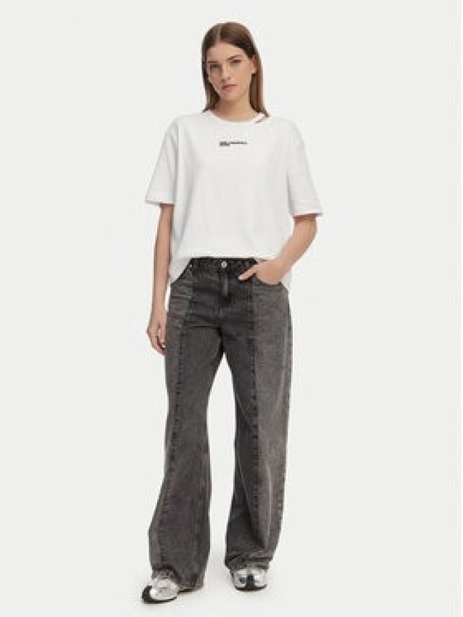 Karl Lagerfeld Jeans T-Shirt B2W17077 Biały Regular Fit