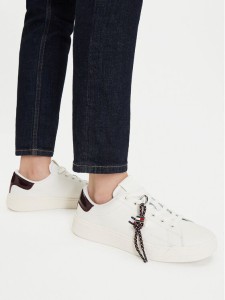 Tommy Jeans Sneakersy Tjw Logo Sneaker EN0EN03129 Biały