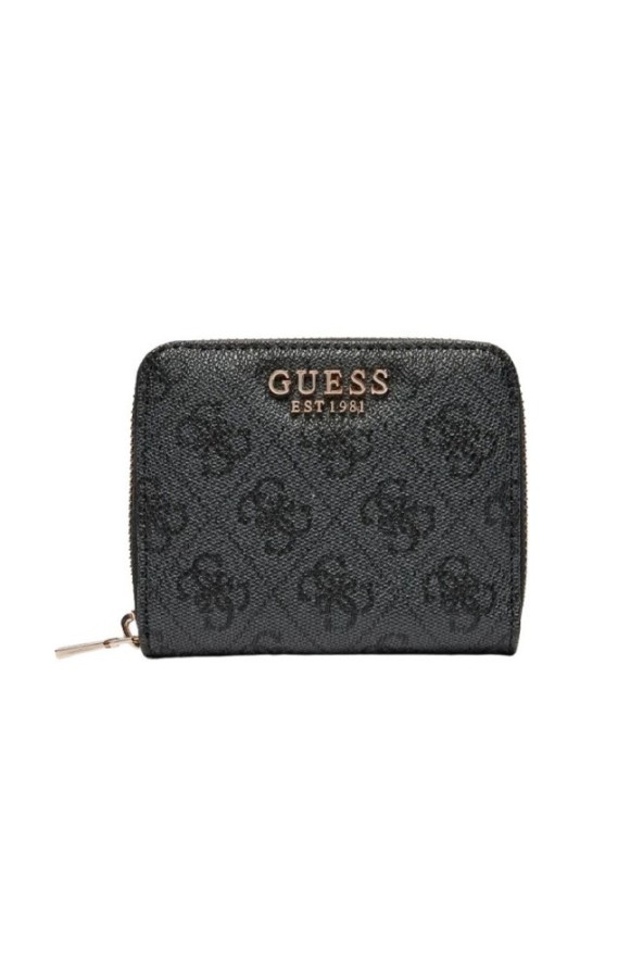 GUESS Czarny mały portfel damski Laurel