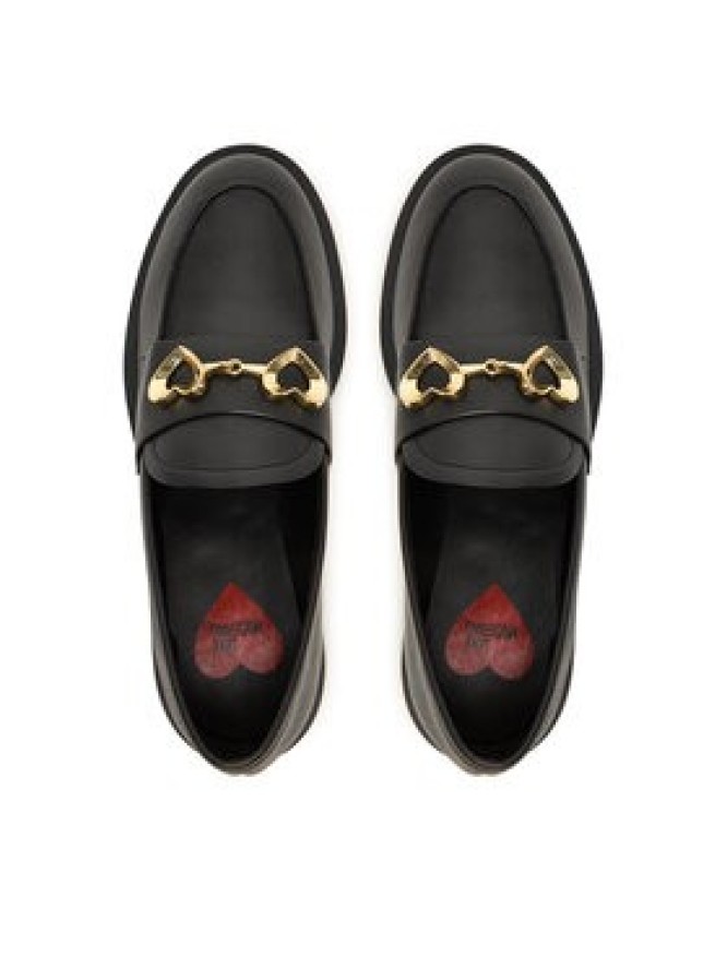 LOVE MOSCHINO Loafersy JA10094G1NIA000038 Czarny