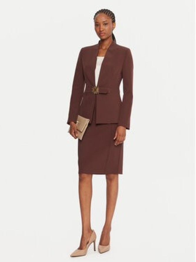 Rinascimento Marynarka CFC0126208003 Brązowy Slim Fit