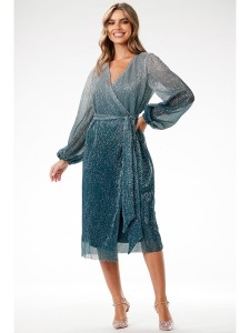 Awama Sukienka w kolorze niebieskim rozmiar: S