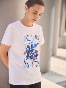 T-shirt z nadrukiem - biały