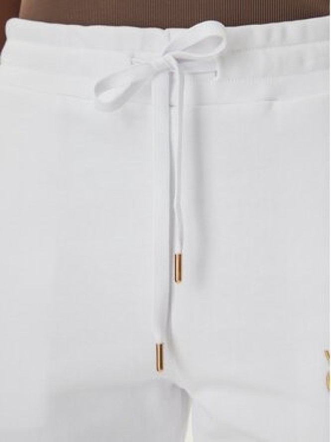 Versace Jeans Spodnie dresowe 80HAAT01 Biały Regular Fit