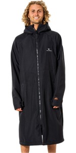Poncho Rip Curl ANTISERIES HOODED PONCHO czarne