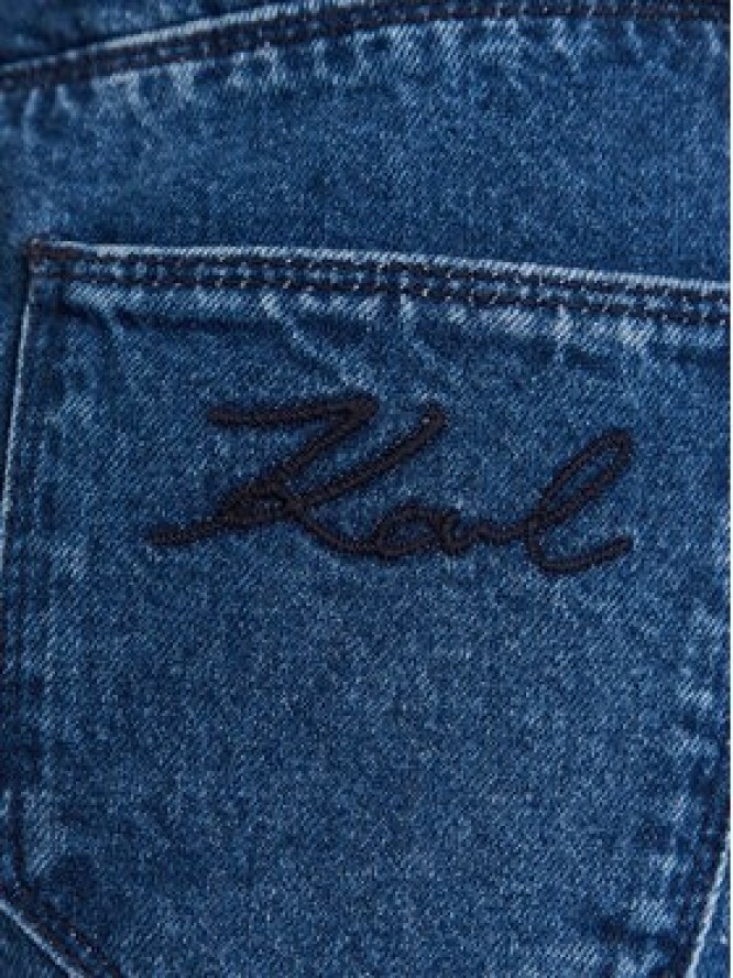 KARL LAGERFELD Jeansy A3W10017 Niebieski Straight Fit
