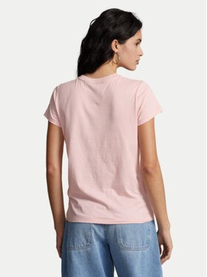 Polo Ralph Lauren T-Shirt 211898698004 Różowy Regular Fit