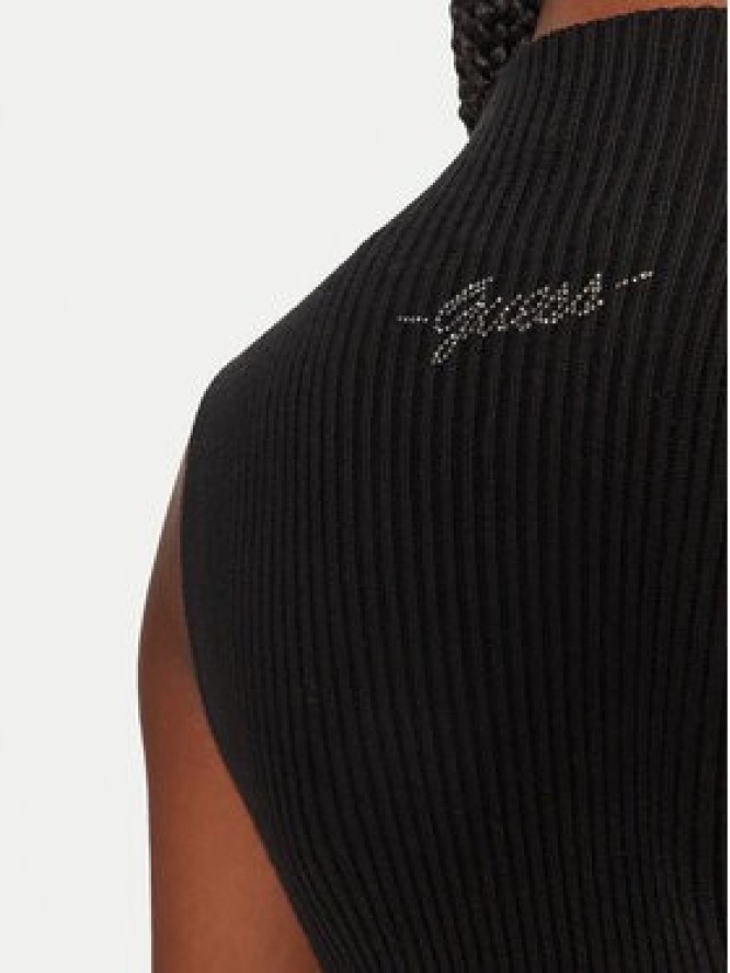 Guess Sukienka dzianinowa W5BK23 Z3OW2 Czarny Slim Fit