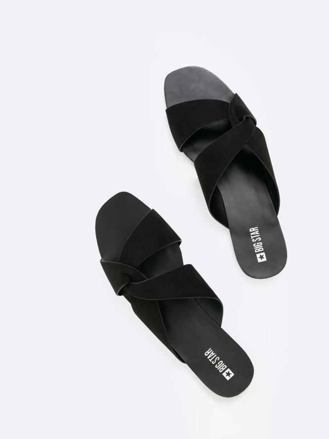 Klapki damskie czarne JJ274519 906