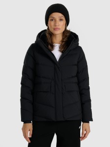 4F Kurtka puchowa z wypełnieniem naturalnym damska - czarna M