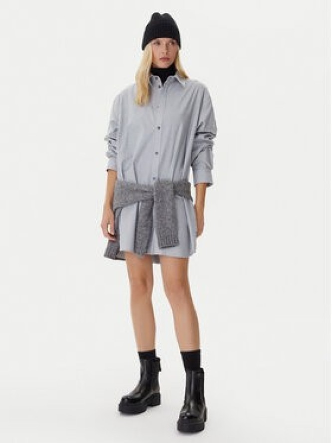 G-Star Raw Sukienka koszulowa D26979-C290 Niebieski Oversize