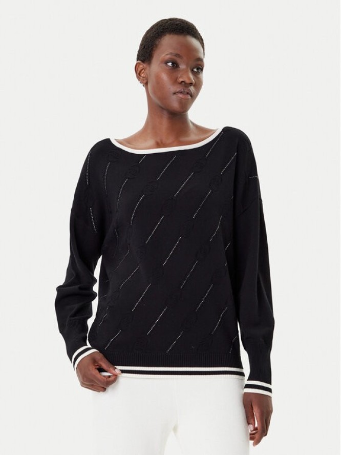 Liu Jo Sport Sweter TF5206 MS63L Czarny Regular Fit
