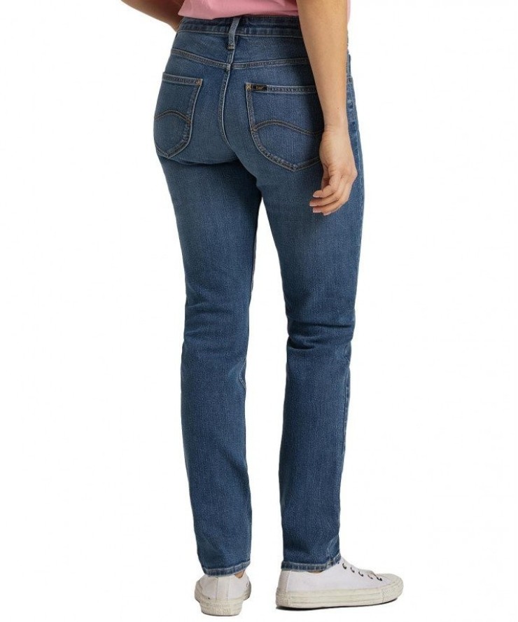 SPODNIE JEANSOWE DAMSKIE LEE Elly MID WORN L305SJVQ 112106215