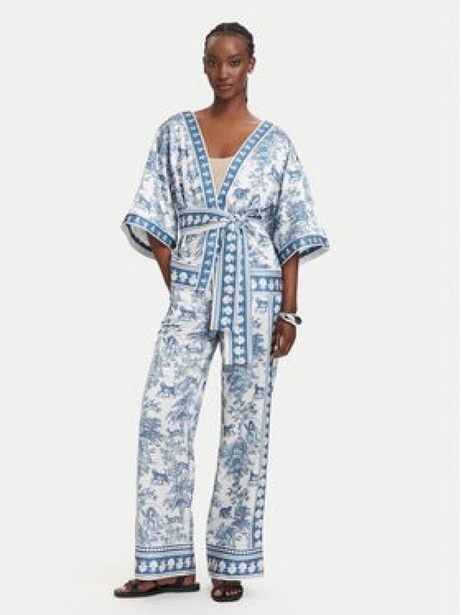 Fracomina Bluzka FS26SJ3008W459K5 Niebieski Regular Fit