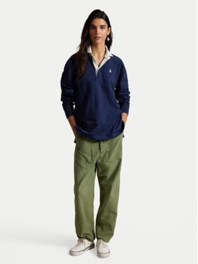 Polo Ralph Lauren Sweter 211B17797001 Granatowy Regular Fit