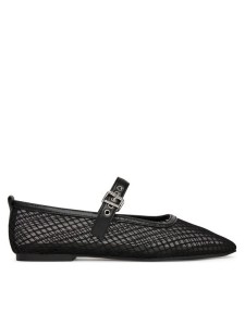 Tommy Jeans Baleriny Tjw Mesh Maryjane Ballerina EN0EN02872 Czarny