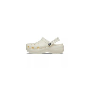 Buty do chodzenia damskie Crocs Classic Platform Glitter Clog W Chalk