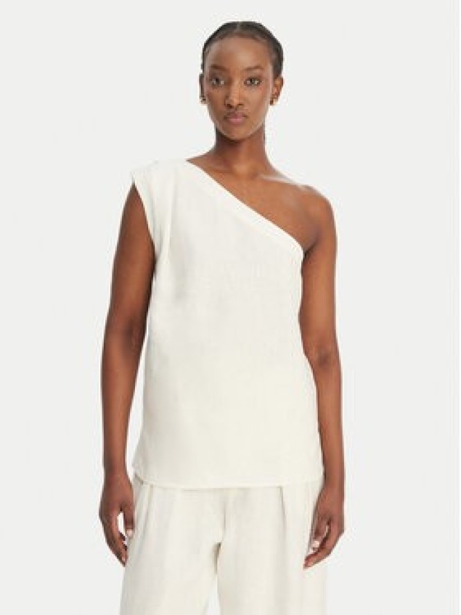 Eleh Bluzka SS260317 Biały Regular Fit