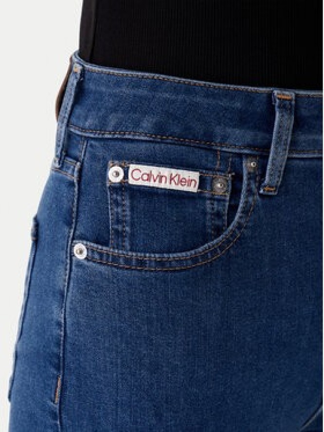 Calvin Klein Jeans Jeansy LV047E619G Niebieski Skinny Fit