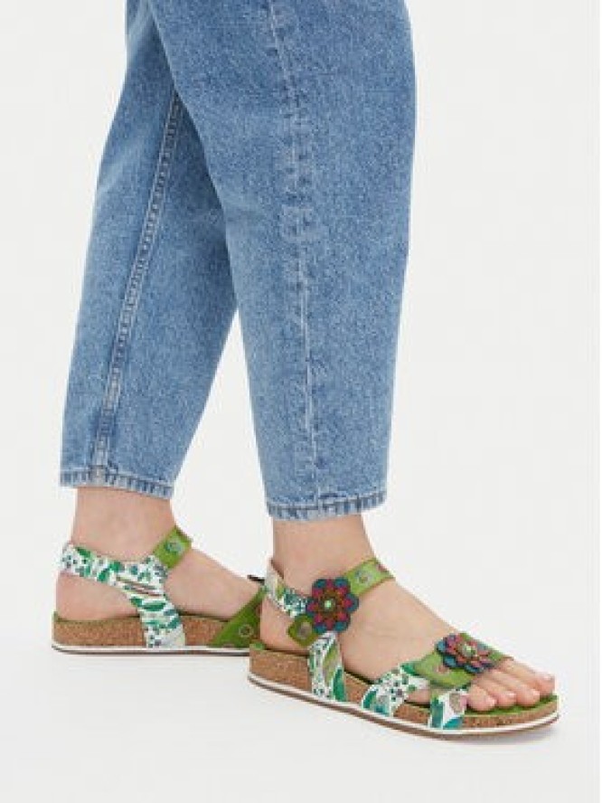 Laura Vita Sandały Brcyano 12 Zielony