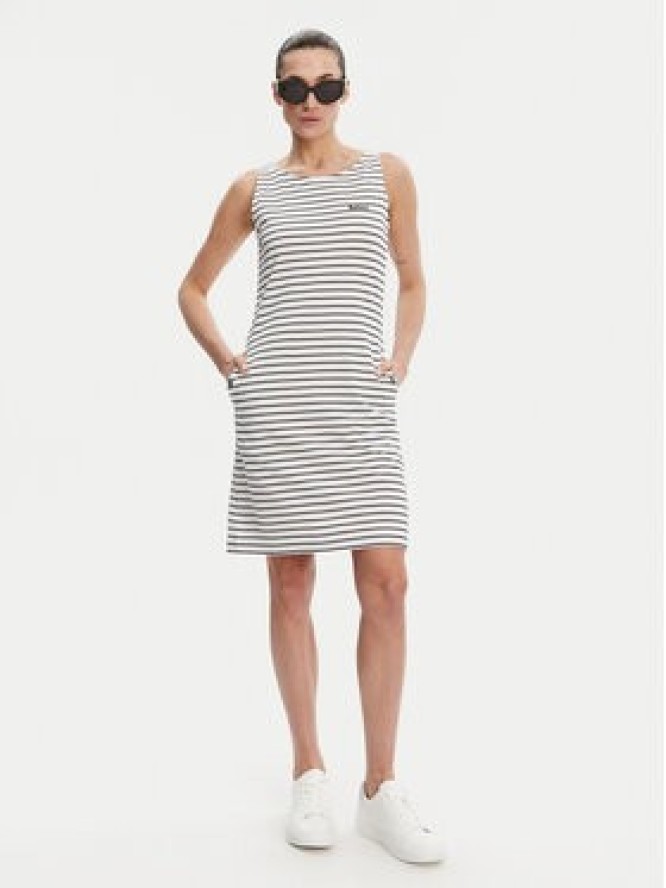 Barbour Sukienka codzienna Dalmore LDR0913WH11 Biały Regular Fit