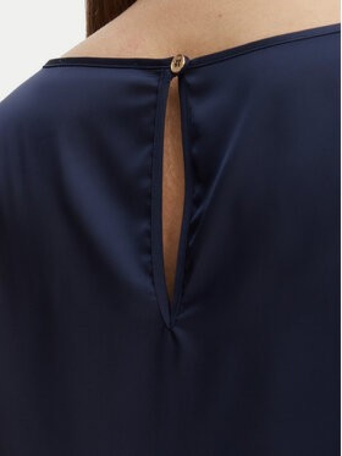 Rinascimento Bluzka CFC0127880003 Granatowy Regular Fit